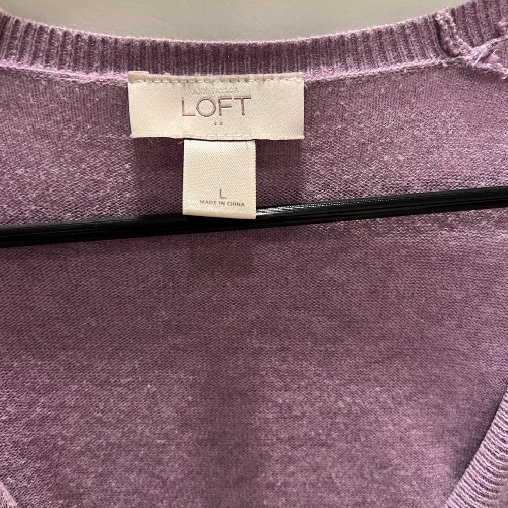 Loft button down sweater - Picture 2 of 4